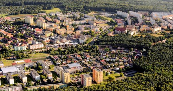 Widok na Police z lotu ptaka